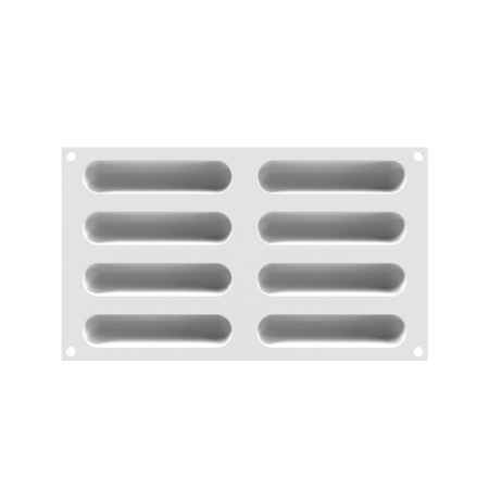 Forma Silicon Kit Ecler 12.2 x 2.6 x H 1.6 cm, 8 cavitati 40 ml + Covoras Microforat 16 cavitati [2]