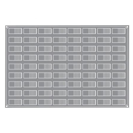 Forma Pavoflex 60x40 cm Log 6x2.4xh2.1 cm, 72 cavitati, 29 ml [2]