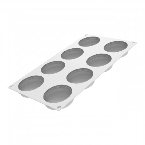 Forme 17.5x30cm Monoportii, Mignon - Forma Silicon Macaron Ø 6.5 x H 4 cm, 6 cavitati x 110 ml