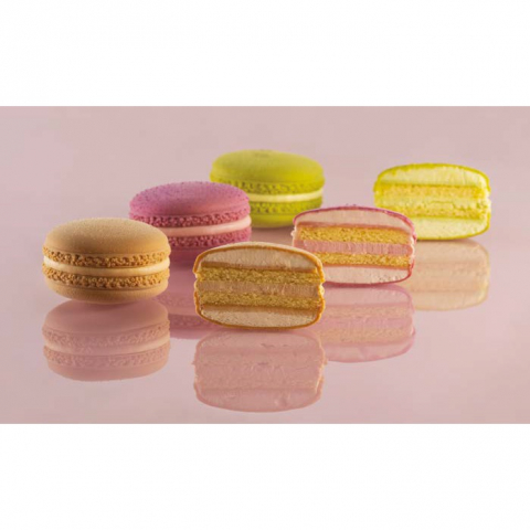 Forma Silicon Macaron Ø 6.5 x H 4 cm, 6 cavitati x 110 ml [5]