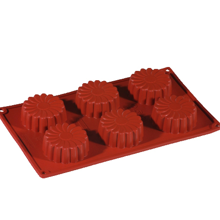Forme de Silicon Cofetarie - Forma Silicon Margarete Ø6.8xh2.7 cm, 6 cavitati
