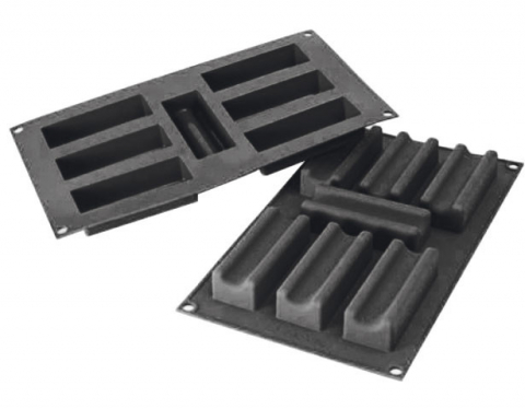 Forme de Silicon Cofetarie - Forma Silicon Marsigliese 9.5x3.5xh2.5cm, 7 cavitati