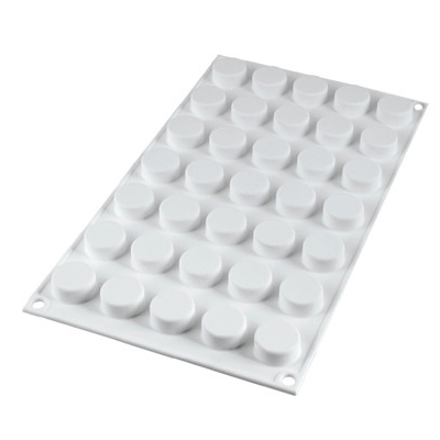 Forme de Silicon Cofetarie - Forma Silicon Micro Cilindru Ø 2.4 x h 1.2 cm, 35 cavitati