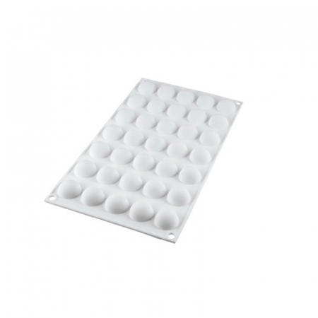 Forme Silicon Monoportii, Mignon - Forma Silicon Micro Cupola Ø 2.6 x H 1.475 cm, 35 cavitati, 5 ml