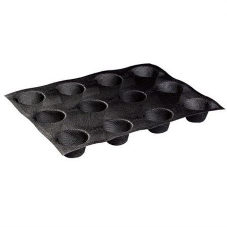 Forme Silicon Microforate - Forma Silicon Microforata 30x40 cm, 12+12 Cavitati Rotunde Ø6xH4 cm, Set 2 buc