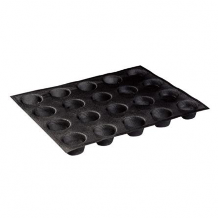 Forme Silicon Microforate - Forma Silicon Microforata 30x40 cm, 20+20 Cavitati Rotunde Ø4.8xH2.2 cm, Set 2 buc