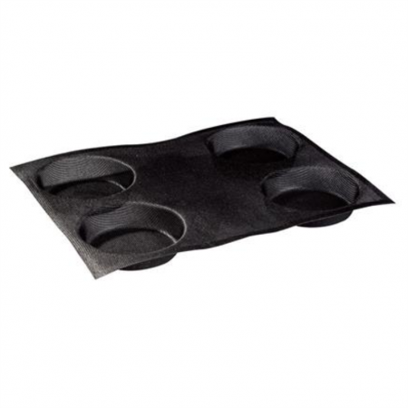 Forme Silicon Microforate - Forma Silicon Microforata 30x40 cm, 4+4 Cavitati Rotunde Ø12xH3 cm, Set 2 buc