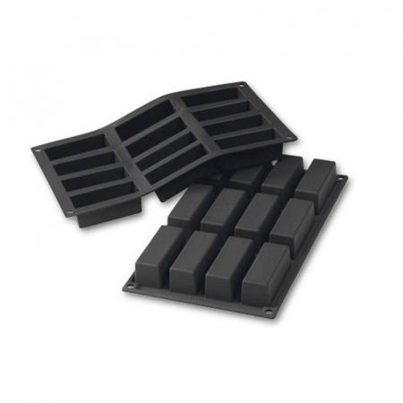Forme Clasice Torturi, Cozonaci, Tarte - Forma Silicon Mini Chec 7.9x2.9xh3cm, 12 cavitati