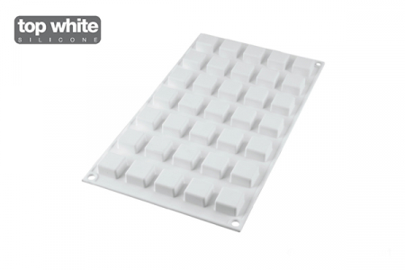 Forme Silicon Monoportii, Mignon - Forma Silicon Micro Patrat 2.1 x 2.1 x H 1.3 cm, 35 cavitati, 5 ml