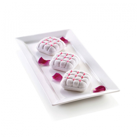 Forma Silicon Mini Eleganza 7 x 7 x H 3 cm, 6 cavitati, 100 ml [2]