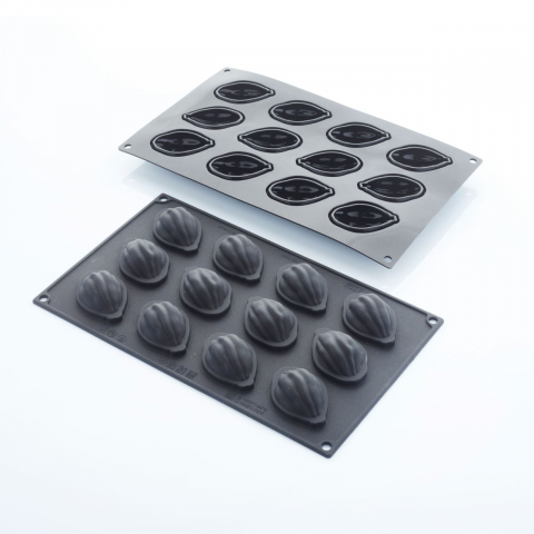 Forme de Silicon Cofetarie - Forma Silicon Mini Fruct Cacao 5.5 x 3.5 x H 2.3 cm, 6 cavitati, 20 ml
