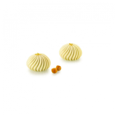 Forme de Silicon Cofetarie - Forma Silicon Mini Wave Ø 7.3 x H 4 cm, 6 cavitati, 105 ml