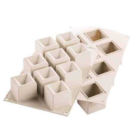 Forme de Silicon Cofetarie - Forma Silicon Mozaic 5 x 5 x H 5 cm, 6 cavitati x 105 ml