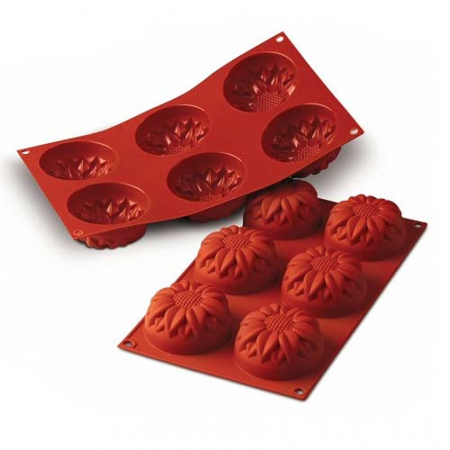 Oferta Cantitate - Forma Silicon Narcisa Ø 7.6 x H 4 cm, 6 cavitati (SF075)