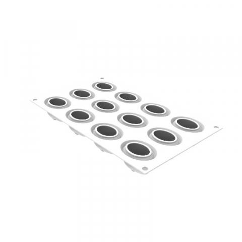 Forme de Silicon Cofetarie - Forma Silicon Nebula 30, 5.1 x 3.7 x H 3.2 cm, 12 cavitati x 30 ml