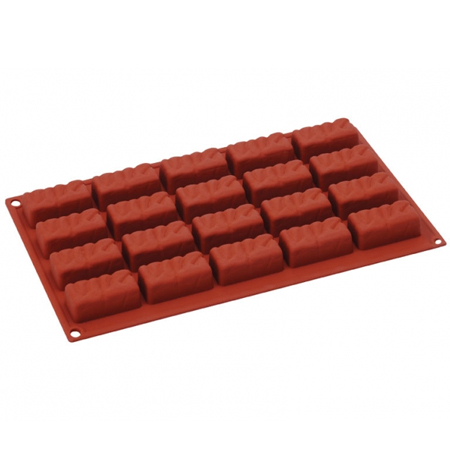Forme de Silicon Cofetarie - Forma Silicon Nougat 5x2.2xh2 cm, 20 cavitati