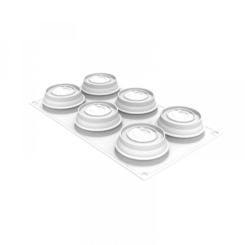 Oferta Cantitate - Forma Silicon Ocean 100 Ø 7 x H 3 cm, 6 cavitati x 100 ml