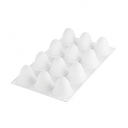 Forme de Silicon Cofetarie - Forma Silicon Ou Ø 3.4 x h 4.7 cm, 12 cavitati