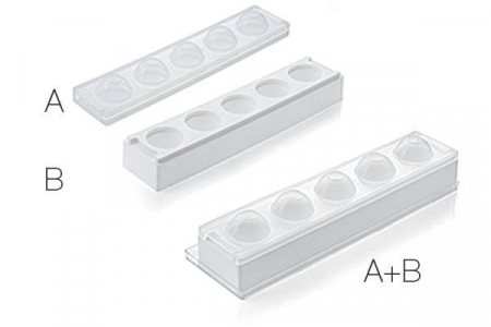 Forma Silicon Ou 3D, Ø 5 x H 7.3 cm, 5 cavitati, 100 ml [2]
