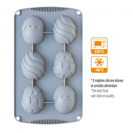 Forme de Silicon Cofetarie - Forma Silicon Paste 3 modele, 6 cavitati