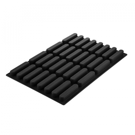 Forme 60x40cm Monoportii, Mignon - Forma Silicon Pastel 13 x 2.5 x h 2.5 cm, 32 cavitati, 80 ml (SQ078)
