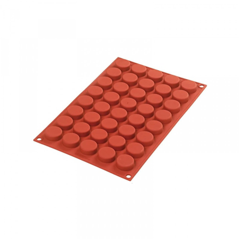 Oferta Cantitate - Forma Silicon Pastille Ø 2.7 x H 1.1 cm, 40 cavitati x 40 ml (SF180)