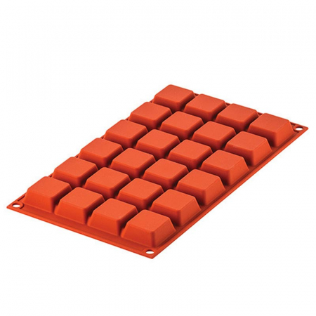Forme 17.5x30cm Monoportii, Mignon - Forma Silicon Trapez 3 x 3.8 x H1.5 cm, 24 cavitati (SF351)