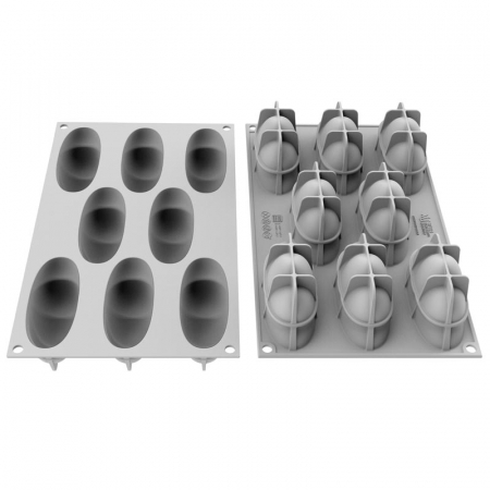 Forme 17.5x30cm Monoportii, Mignon - Forma Silicon Petal 9.8 x 3.8 x H 4.8 cm, 8 cavitati