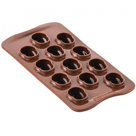 Forma Silicon Praline Craniu Ø 3 x H 2.1 cm, 10 ml, 12 cavitati (SCG55) [3]