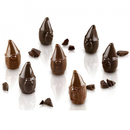 Forma Silicon Praline Mr & Mrs Brown Ø 2.5 x H 4 cm, 10 ml, 15 cavitati (SCG56) [2]
