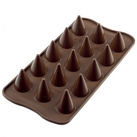 Forme de Silicon Cofetarie - Forma Silicon Praline Silikomart Con Ø 2.6 x H 2.8 cm, 7.5 ml, 15 cavitati (SCG20)