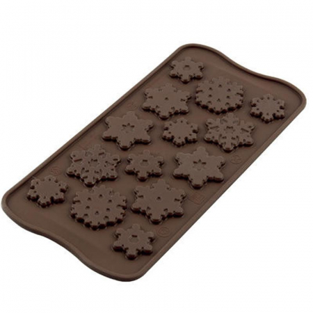 Forme Multicavitati Mici - Forma Silicon Praline Silikomart Frozen Ø 3.5 x H 0.4 cm, 3 ml, 13 cavitati (SCG40)