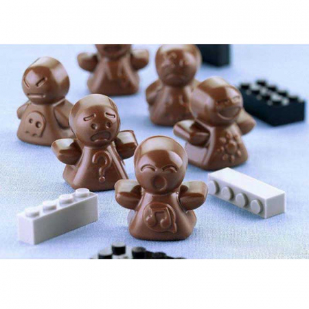 Forme Multicavitati Mici - Forma Silicon Praline Silikomart Mood 3.3 x 3.4 x H 1.7 cm, 8 ml, 12 cavitati (SCG15)