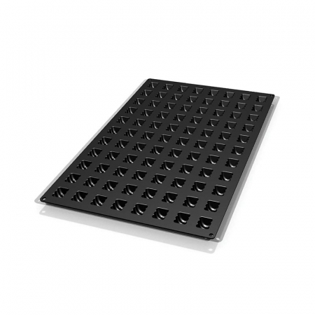 Forme 60x40cm Monoportii, Mignon - Forma Silicon Profesionala Twist Mini 3 x 2.5 x H 2.2 cm, 88 cavitati (SQ048)