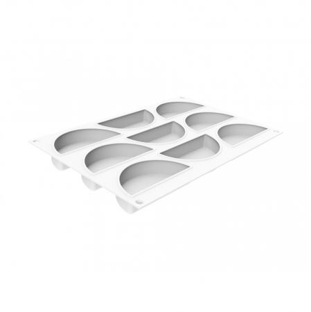 Forma Silicon Rainbow 10 x 2.1 x H 5 cm, 9 cavitati, 80 ml + decupator [3]