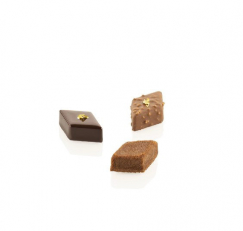Forme de Silicon Cofetarie - Forma Silicon Romb 5.3 x 3.3 x H 1.8 cm, 20 cavitati x 16 ml