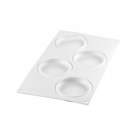 Forma Silicon Round Ø 8.5 x H 1.5 cm, 4 cavitati x 80 ml [3]