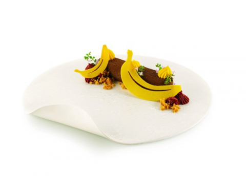 Forme de Silicon Cofetarie - Forma Silicon Silikomart NaturaE Banana 2 modele 10.3 x 5.2 x H 2 cm - 6.2 x 3.1 x H 2 cm, 1.2 - 3.4 ml, 31 cavitati