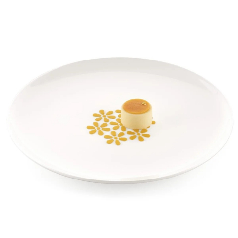 Forme Silicon pentru Decor si Plating - Forma Silicon Silikomart NaturaE Decor Flori Ø 10 x H 0.1 cm, Set 2 buc