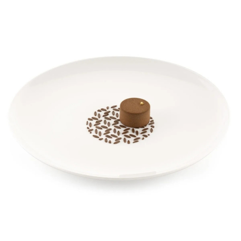 Forme Silicon pentru Decor si Plating - Forma Silicon Silikomart NaturaE Decor Frunze Ø 10 x H 0.1 cm, Set 2 buc