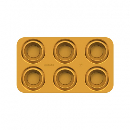 Forme Silicon pentru Decor si Plating - Forma Silicon Silikomart NaturaE Farfurie Ø 11.5 x H 1.5 cm, 80 ml, 6 cavitati
