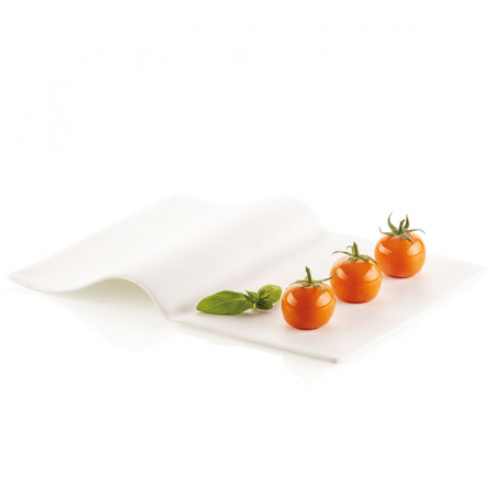 Forme Silicon pentru Decor si Plating - Forma Silicon Silikomart NaturaE Rosie Cherry Ø 3.1 x H 2.5 cm, 14 ml, 18 cavitati
