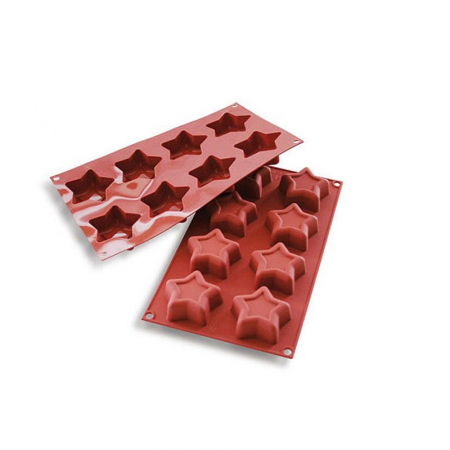 Forme de Silicon Cofetarie - Forma Silicon Stelute Ø7xH2.5cm, 8 cavitati (SF107) 
