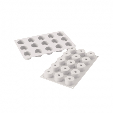 Oferta Cantitate - Forma Silicon Sushi Roll Ø 4 x H 2.5 cm, 15 cavitati, 29 ml