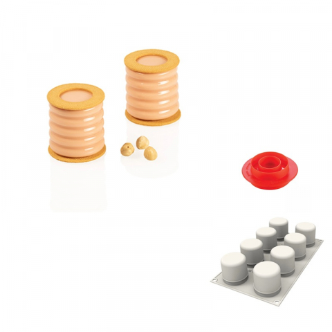 Oferta Cantitate - Forma Silicon Sweet Layers Ø 5.5 x H 5.5 cm, 6 cavitati x 120 ml