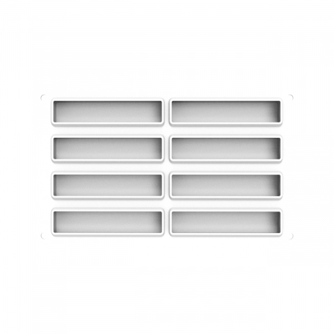 Forma Silicon Sweet Rectangle 12.8 x 3.3 x H 2.1 cm, 6 cavitati x 85 ml + decupator [3]