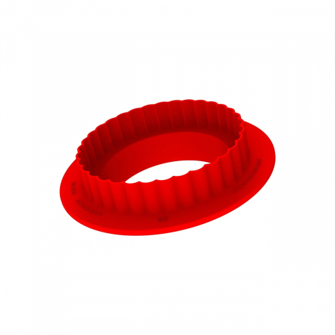 Forme 17.5x30cm Monoportii, Mignon - Forma Silicon Sweet Round Ø 8 x H 2.1 cm, 4 cavitati x 95 ml + decupator