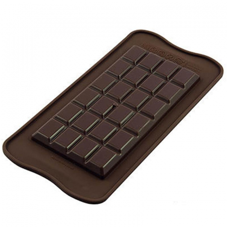 Forme de Silicon Cofetarie - Forma Silicon Tablete Silikomart Clasic 15.5 x 7.7 x H 0.9 cm, 91 ml, 1 cavitate (SCG36)