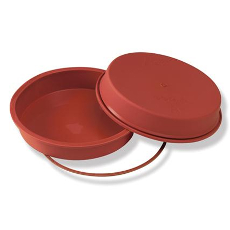 Forme Silicon pentru Torturi si Prajituri - Forma Silicon Tarta / Blat, margine dreapta Ø28xH4.7 cm, cu Inel