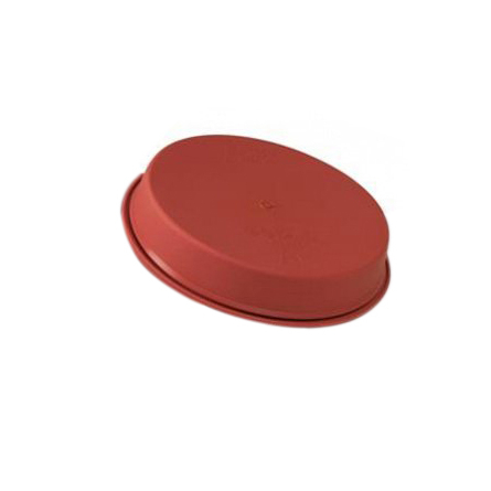 Forme Silicon pentru Torturi si Prajituri - Forma Silicon Tarta / Blat, margine dreapta Ø28xH4.7 cm, cu Inel